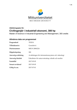 civilingenjör industriell ekonomi civilingenjör industriell ekonomi