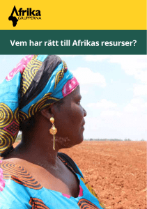 Vem har rätt till Afrikas resurser?