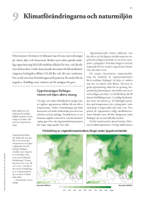 En varmare värld- Växthuseffekten och klimatets