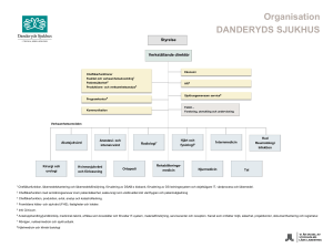 Organisationsplan - Danderyds sjukhus