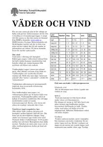 väder och vind - Västerås Sjöscoutkår