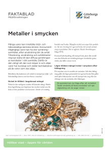 Metaller i smycken