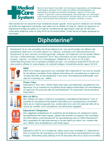 Diphoterine - Medical Care System