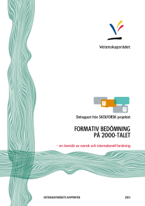 formativ beDömning på 2000-talet