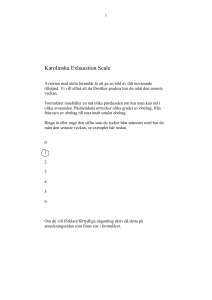Karolinska Exhaustion Scale