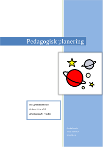 Pedagogisk planering