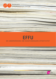 EFFU – En undersökning om kundtidningars effektivitet