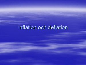 Inflation och deflation - samhalle