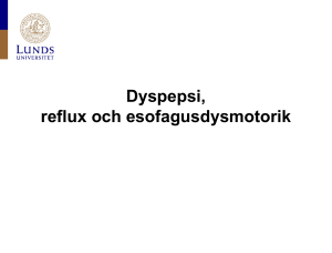 Dyspepsi - Medicinska fakulteten