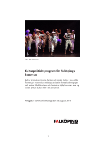 Kulturpolitiskt program för Falköpings kommun