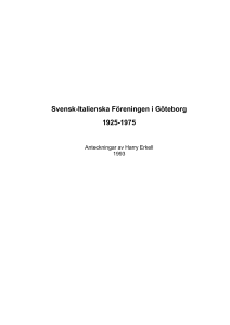 De första 50 åren (1925-1975) av Harry Erkell - Svensk