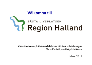 Vaccinationer - Region Halland