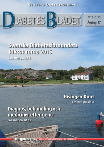 Svenska Diabetesförbundets Riksstämma 2015