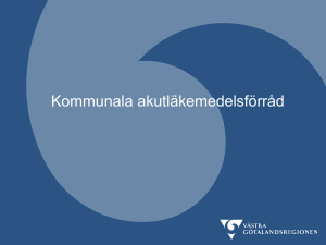 Kommunala akutläkemedelsförråd