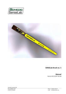 SENSELab Brush no. 5 Manual