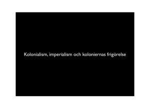 Imperialism - Blommensbergsskolan