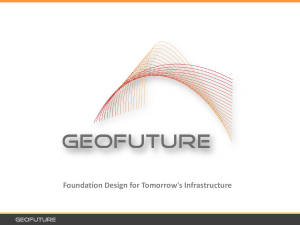 Et blikk framover GeoSuite og Geofuture GeoFuture et nytt FoU