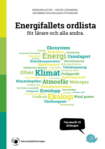 Energifallets ordlista för lärare och alla andra
