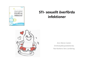 STI – sexuellt överförda infektioner
