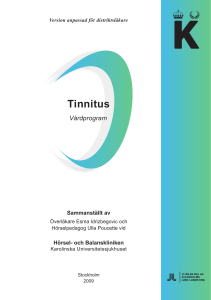 Tinnitus - Viss.nu