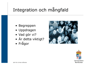 Integration och mångfald