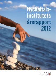 Nyckeltalsinstitutets Årsrapport 2012