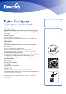 Oxivir Plus Spray