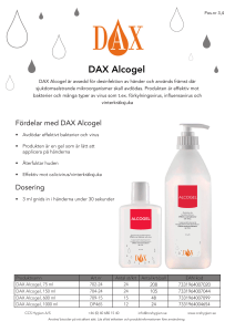 DAX Alcogel
