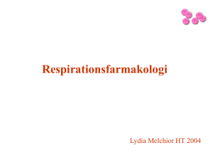 Bronkokonstriktion – Inflammation – Astma