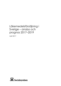 Läkemedelsförsäljning i Sverige – analys och prognos 2017–2019