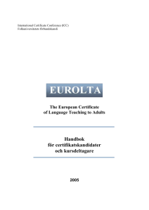 EUROLTA certifikatet