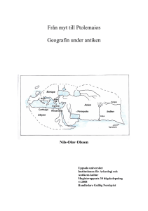 Geografin under antiken