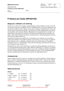 P-Glukos på Cobas (NPU02192)