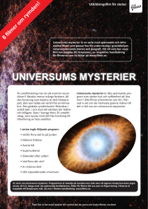 universums mysterier