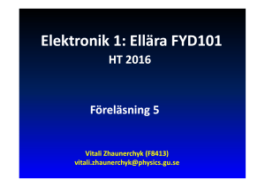 Elektronik 1: Ellära FYD101