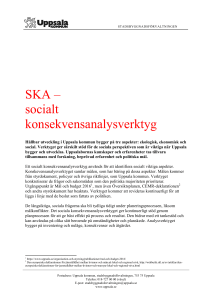 SKA – socialt konsekvensanalysverktyg