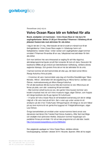 Volvo Ocean Race blir en folkfest for alla 21 maj, 2015