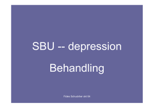 SBU -- depression