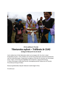 25 års jubileum: Fira det Tibetanska nyåret