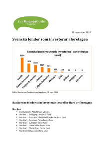 Svenska fonder som investerar i företagen
