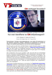 CIA-verktyget Snowden? Hur man identifierar en CIA