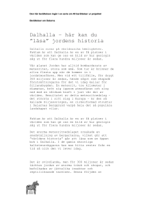 Dalhalla - här kan du läsa jordens historia