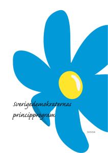Sverigedemokraternas principprogram - SD