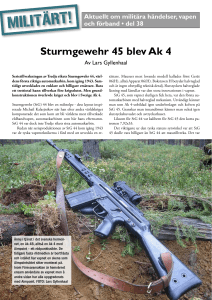 Sturmgewehr 45 blev Ak 4