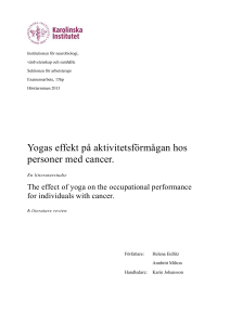 Yoga - Ping Pong - Karolinska Institutet