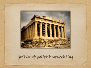 Grekland: politisk utveckling