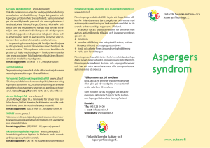 Aspergers syndrom - Finlands Svenska Autism