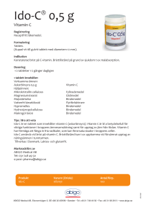 Ido-C® 0,5 g - ABIGO Medical AB