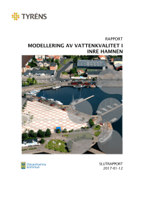 Modellering av vattenkvalitet i Inre hamnen