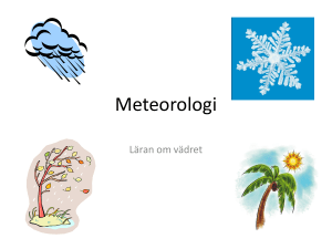 Meteorologi powerpoint